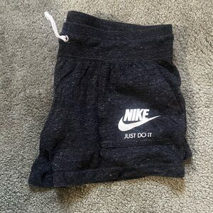 Junior Charcoal Black Nike Shorts